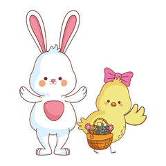 Happy farm animals cartoon