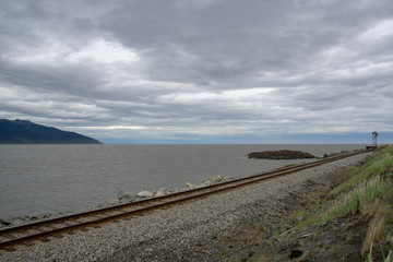 Fototapeta na wymiar Alaska Richtung Valdez