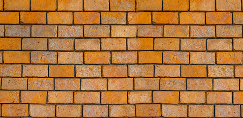 Surface of the wall, brick wall, orange block