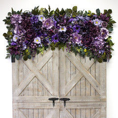 flower photo booth backdrop