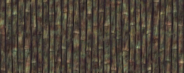 Flat bamboo boat texture background