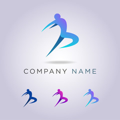 logo templates people are jumping your business and company