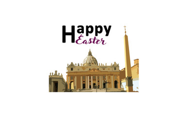 Happy Easter in St. Peter Basilica