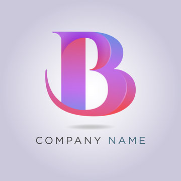 logo letter B template for your business and company