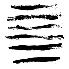 Ink vector brush strokes background. Vector illustration. Grunge texture.