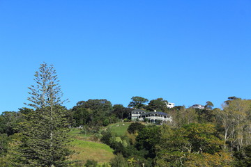 Fototapeta premium mountain and beach landscape in New Zealand