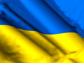 Ukraine flag background