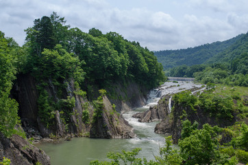 Fototapeta na wymiar 滝の上公園の風景