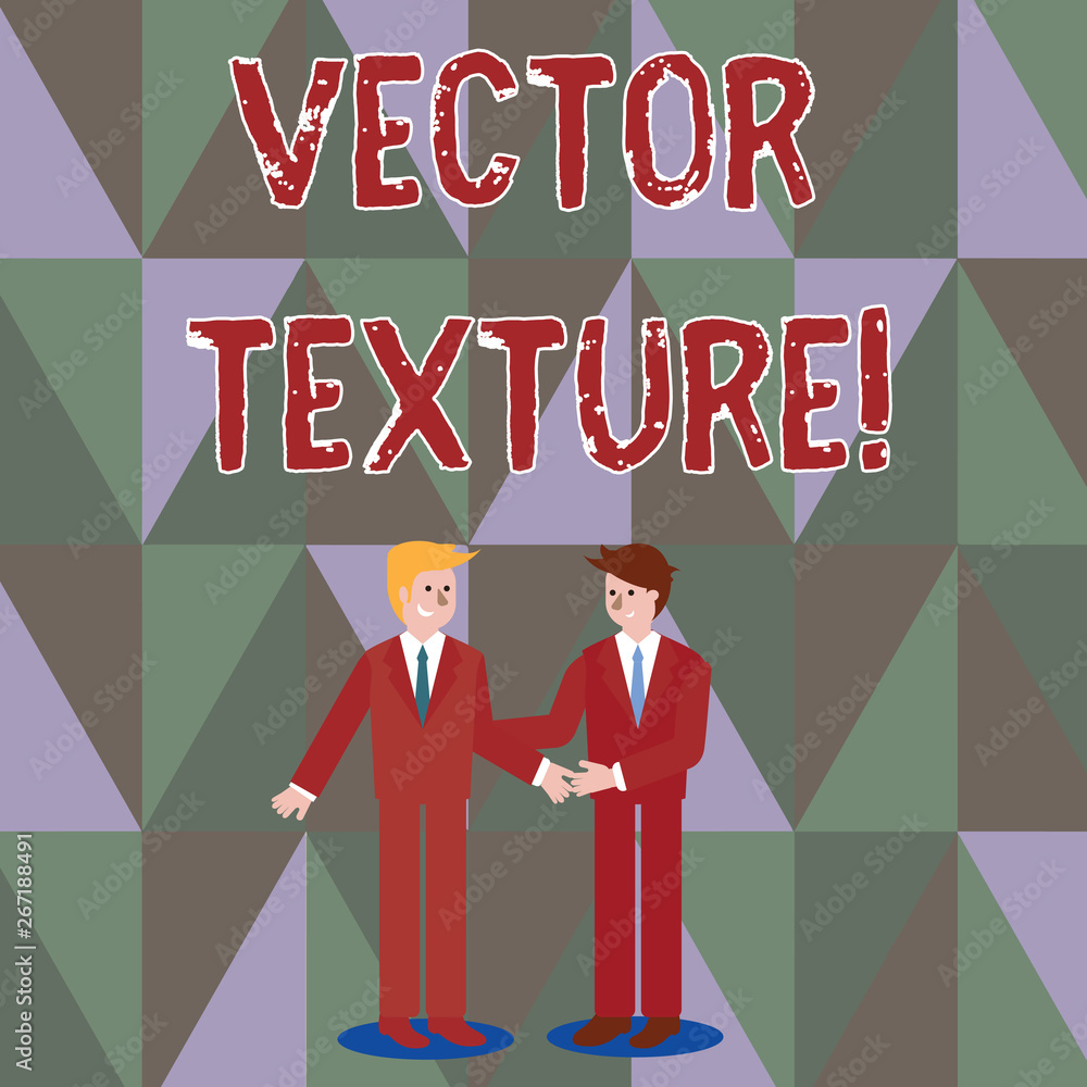 Poster writing note showing photo texture. business concept for a set of metrics calculated in the image pr