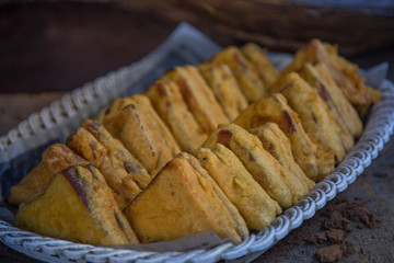 Delicious Street Food, Mix Vegetable Pakoras, Bread Pakoda