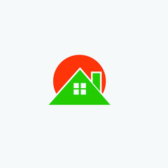 Real Estate house icon logo vector