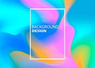 Fototapeta na wymiar Abstract blurred gradient mesh background in bright rainbow colors. Colorful smooth banner template. Easy editable soft colored vector illustration