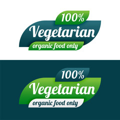 vegetarian logo icon symbol for vegan food