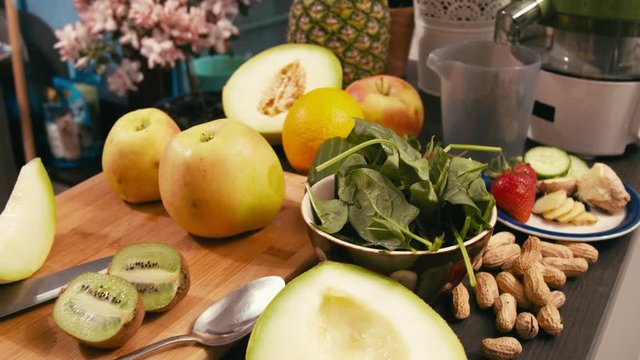 Healthy food clean eating selection for a drink