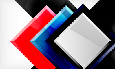 Colorful square and rectangle blocks background