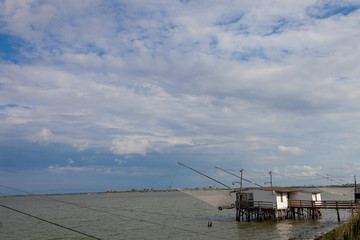 delta of the river po emilia romagna and veneto north italy