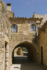 Fototapeta premium Peratallada at a sunny day