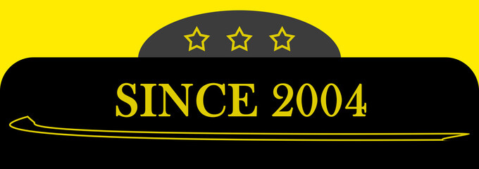 Since 2004 sign logo emblem symbol