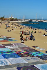 Obraz premium Barceloneta Beach
