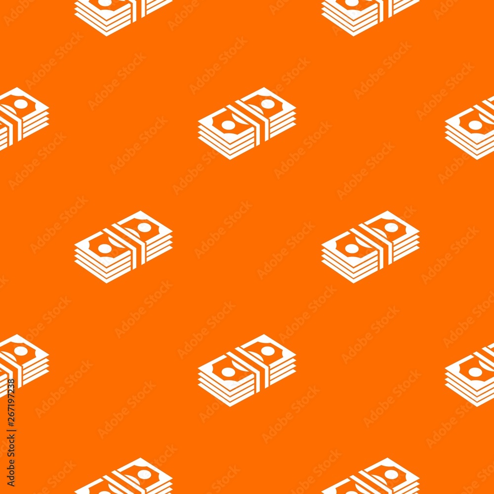 Poster bundle note pattern vector orange for any web design best