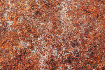 Rusty and painted textured metal background