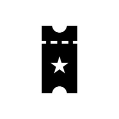 Ticket movie graphic design template vector