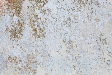 Old Weathered White Painted Wall Texture 