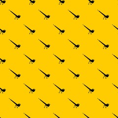Smoking pipe pattern seamless vector repeat geometric yellow for any design