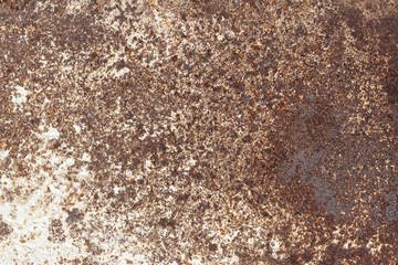 Rusty and painted textured metal background
