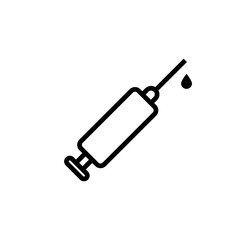 Injection medical graphic design template vector