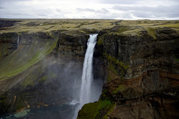 Haifoss Waterfall Iceland