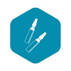 Iodine sticks icon. Simple illustration of iodine sticks vector icon for web