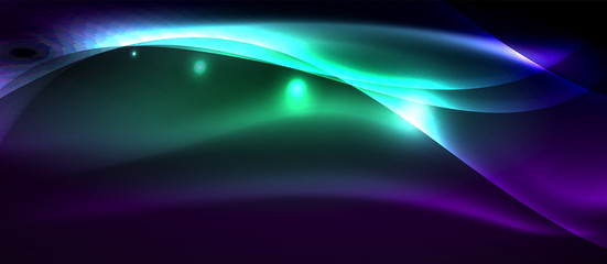 Neon light waves
