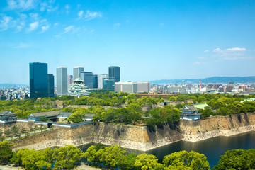 2019年5月:大阪城と周辺の町並み