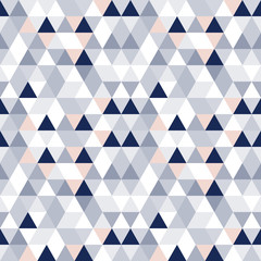 Motif de triangles aux couleurs rétro. Fond de répétition géométrique abstrait vectoriel.
