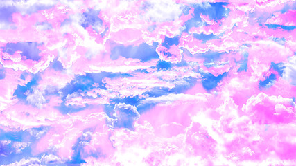 Himmel abstrakt Farbverlauf rosa blau