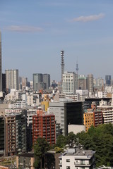 Naklejka premium Ville de Tokyo Japon