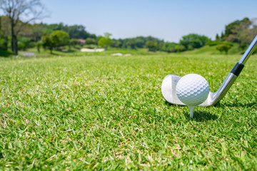 ゴルフ場 ゴルフコース ティーショット
