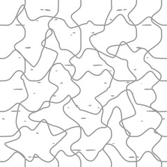 Abstract wavy line pattern, seamless vector geometric background.