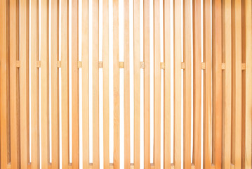 Light brown wood fence with blank space seamless patterns in vertical shaped isolated on white background