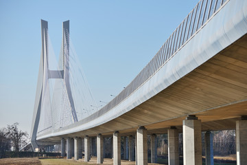 Most Rędziński nad Odrą we Wrocławiu, Polska