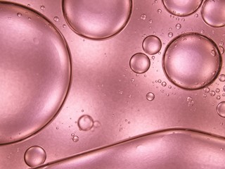 Pink luxury bubbles abstract background decoration