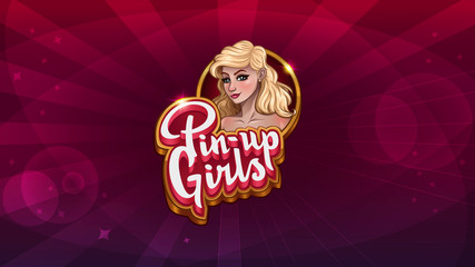 Logo screen for pin-up girls game
