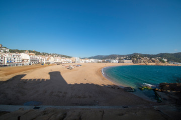 The beautiful village of Tossa de Mar on the Costa Brava