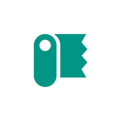 rolled bandage icon design. medical healthcare vector illustration