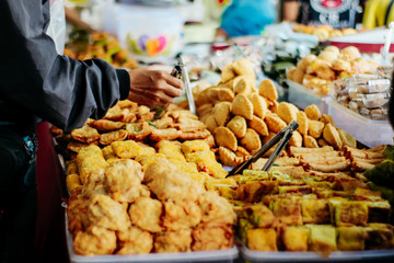 Eid Mubarak Traditonal Food Market