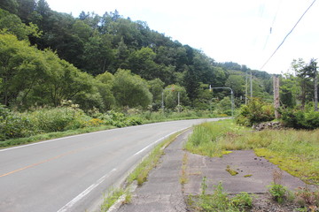 田舎　道路