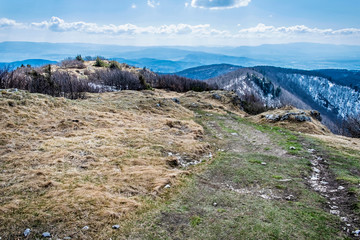Spring time in Klak hill, Slovakia