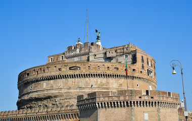 Fototapeta na wymiar Castle of San Angelo in Vatican