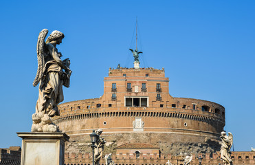 Obraz premium Castle of San Angelo in Vatican